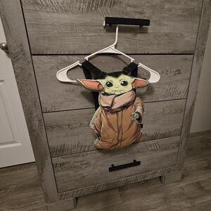 Baby Yoda Backpack with Black Straps